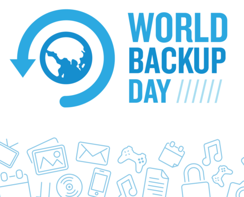 Foto mit dem Logo vom World Backup Day