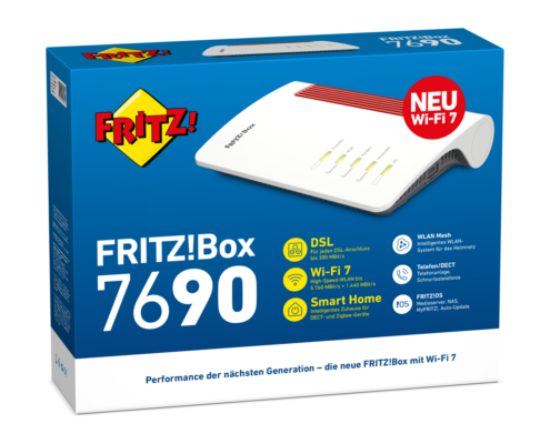 Produktkarton Fritz!Box 7690